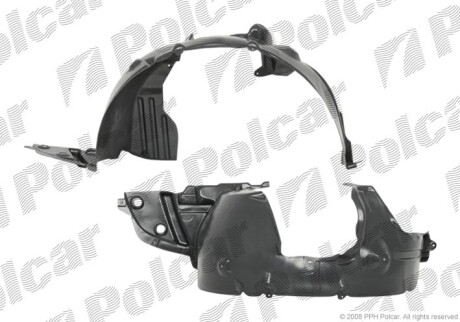 Підкрилок передній лівий Nissan Note 06r - Polcar 2711FL-1