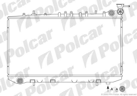 Радиаторы охлаждения - Polcar 272908-2