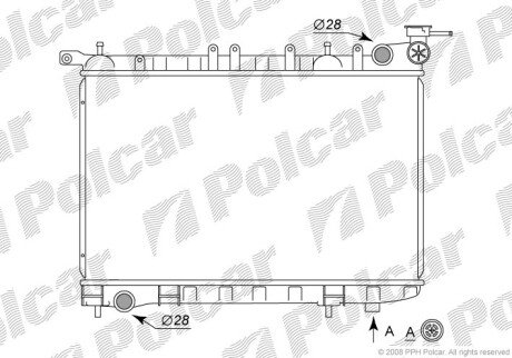 Радиаторы охлаждения - (2141062C01) Polcar 272908-3