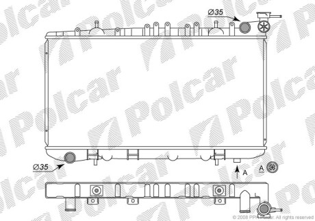 Радиаторы охлаждения - Polcar 273108-4