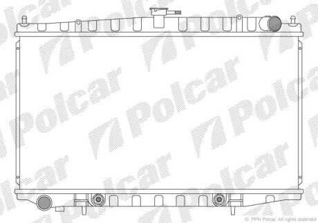 Радиаторы охлаждения - Polcar 274208-1