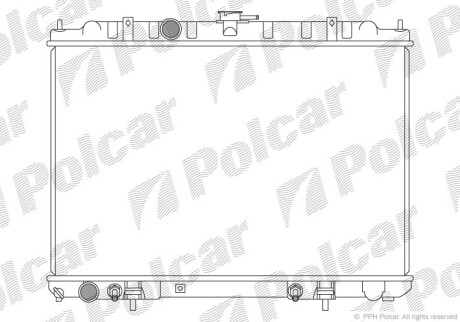 Радиаторы охлаждения - Polcar 274608-1