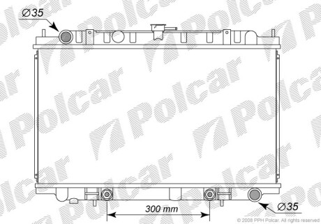 Радиаторы охлаждения - (2146031U00) Polcar 276108-2 (фото 1)