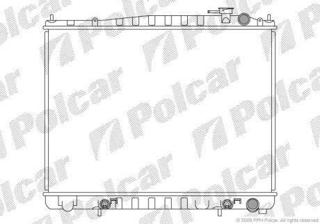 Радиаторы охлаждения - (21460VG000) Polcar 276908-3 (фото 1)