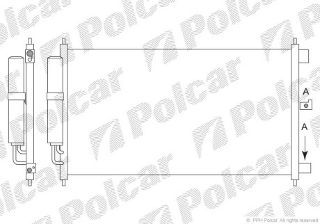 Радиаторы кондиционера - Polcar 2787K81K