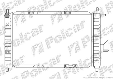 Радиаторы охлаждения - Polcar 290208-3