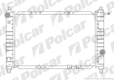 Радиаторы охлаждения - Polcar 290208