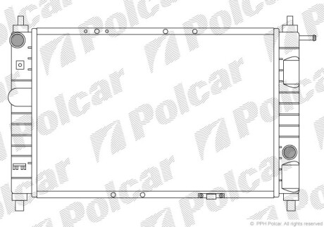 Радиаторы охлаждения - Polcar 290208-A