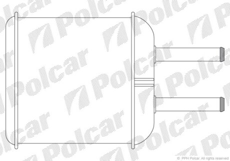 Радиаторы обогрева - (p96314858, 96314858) Polcar 2902N8A1