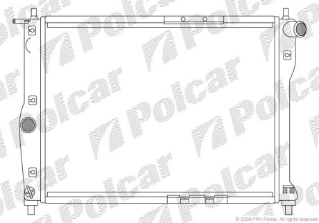 Радиаторы охлаждения - Polcar 291208A1