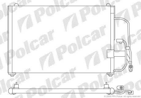 Радиаторы кондиционера - Polcar 2912K8C1