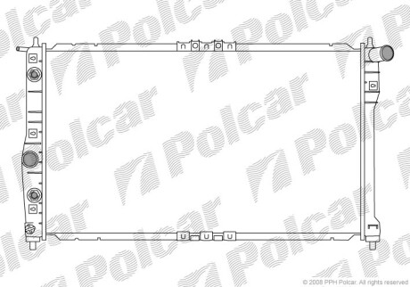 Радиаторы охлаждения - Polcar 292308A2