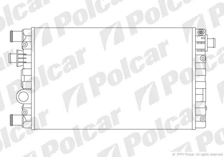 Радиаторы охлаждения - (46558704) Polcar 300208A1