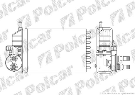 Радиаторы обогрева - (46722587) Polcar 3002N8-1