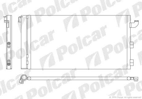 Радиаторы кондиционера - Polcar 3003K8C2