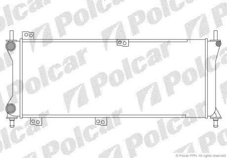 Радиаторы охлаждения - Polcar 300408-3