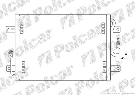 Радиаторы кондиционера - Polcar 3005K8C1