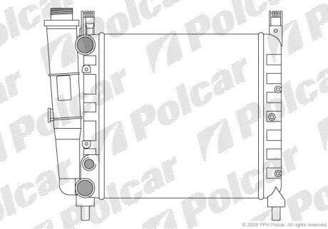 Радиаторы охлаждения - Polcar 301608-3