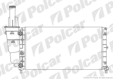 Радиаторы охлаждения - Polcar 30170803