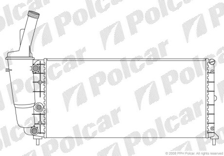 Радиаторы охлаждения - Polcar 301708-0