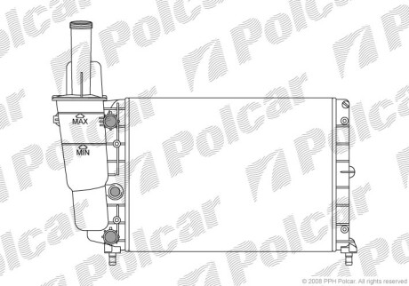 Радиаторы охлаждения - Polcar 301708-1