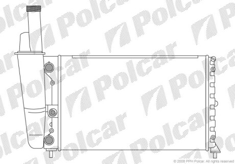 Радиаторы охлаждения - Polcar 301708-2