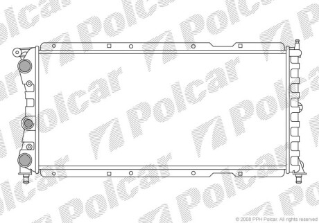 Радиаторы охлаждения - Polcar 301708A5