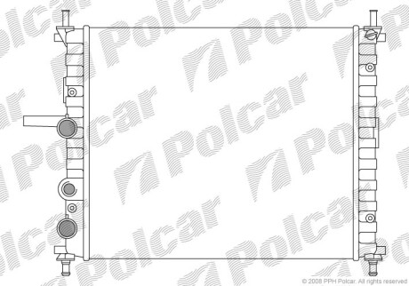 Радиаторы охлаждения - Polcar 301808-9