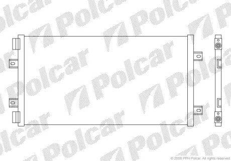 Радиаторы кондиционера - Polcar 3022K8C4