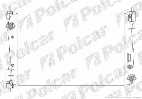 Радиаторы охлаждения - (55700448) Polcar 302408A1