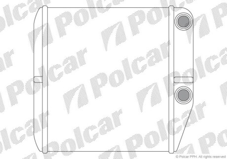 Радиаторы обогрева - (1618468, 55702423, 77363898) Polcar 3024N8-2