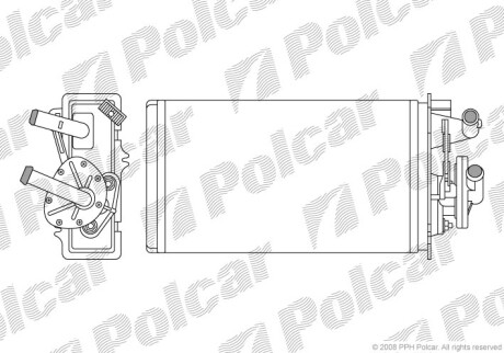 Радиаторы обогрева - (60779470, 60809015, 7582699) Polcar 3026N8-2