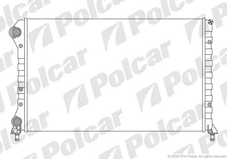 Радиаторы охлаждения - Polcar 304008-3