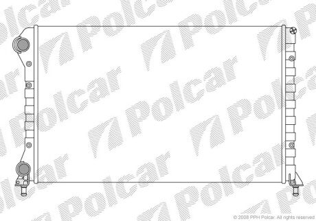 Радиаторы охлаждения - Polcar 304008A4