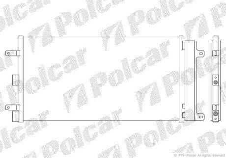 Радиаторы кондиционера - Polcar 3041K8C1