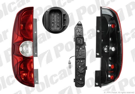 Lampa tylna - (51810674) Polcar 304287U