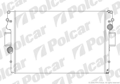 Радиаторы охлаждения - (504084141, 504045489) Polcar 305208A5