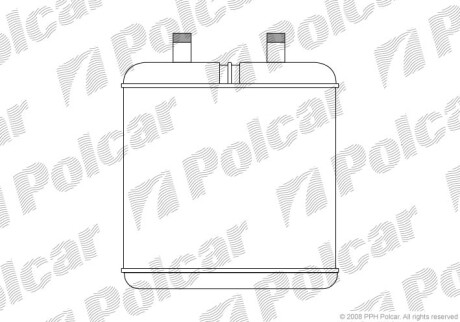 Радиаторы обогрева - (504035336, 504094083, 504026720) Polcar 3052N8-2