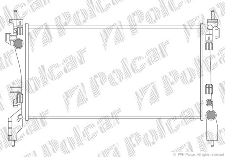 Радиаторы охлаждения - Polcar 308508-1