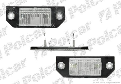 Фара номерного знака - (4502331, 4502332) Polcar 3202959E