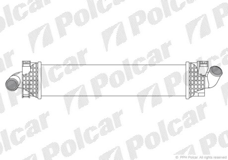 Радиаторы воздуха (Интеркулеры) - Polcar 3205J8-1