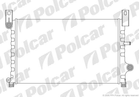 Радиаторы охлаждения - Polcar 320908-2