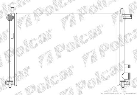 Радиаторы охлаждения - Polcar 321008A1