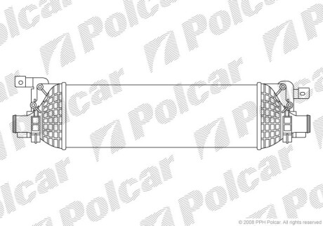 Радиаторы воздуха (Интеркулеры) - (0375G9, 0375K0, 0375N6) Polcar 3212J81X