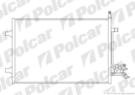 Радиаторы кондиционера - Polcar 3212K8C2S