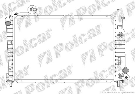 Радиаторы охлаждения - Polcar 321708-4