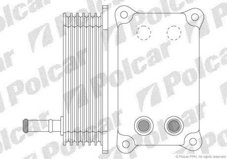 Радиаторы масла - (1477141) Polcar 3218L8-1