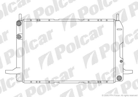 Радиаторы охлаждения - Polcar 322308A4