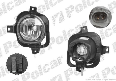 Lampa p/mgielna-prze - (1562465) Polcar 323330E (фото 1)