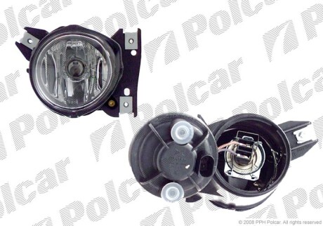 Lampa p/mgielna-prze - (1116660, 1233727, 7M3941700A) Polcar 3241300E (фото 1)